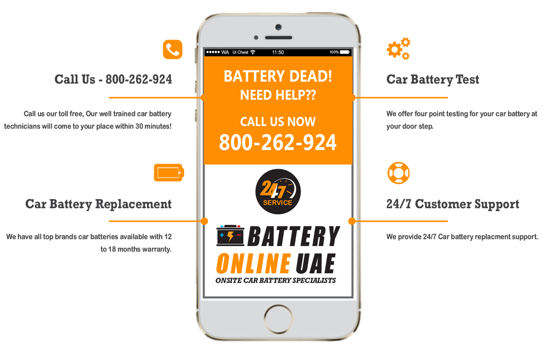 Call for battery replacement battery online will replace battery 24/7